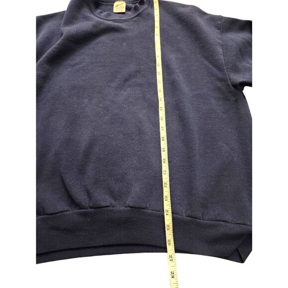 90s JERZEES Grid Tag MADE IN USA  Sweatshirt size men's XL Blue cotton blend - Picture 3 of 8